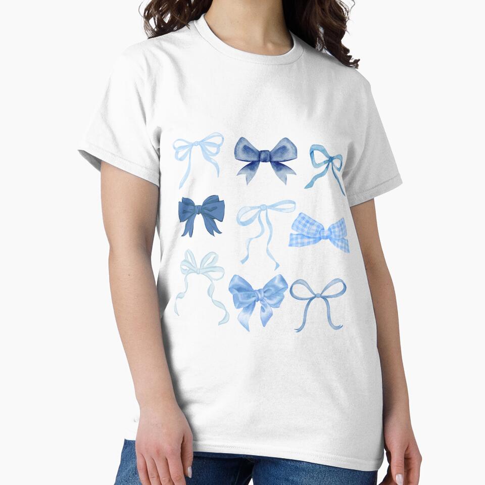 Cute coquette blue bow by R.F Designs