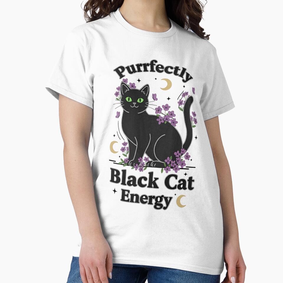 Purrfectly Black Cat Energy by Coolpybara