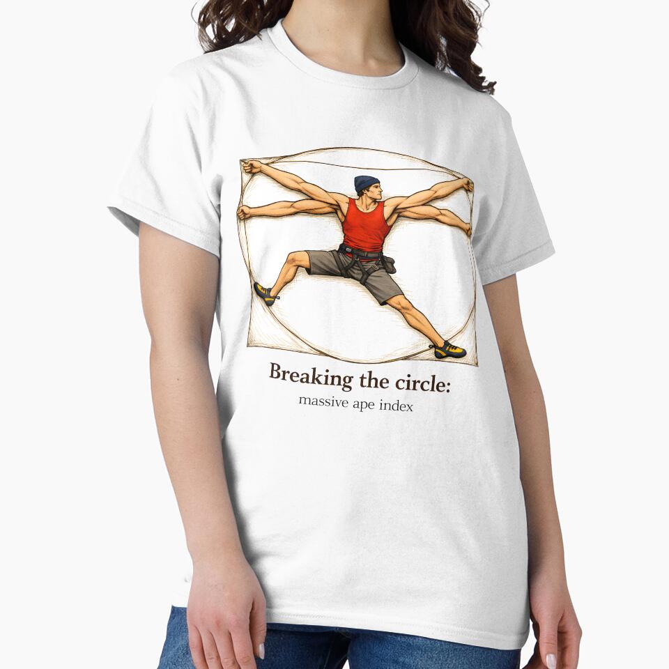 Vitruvian climber - massive ape index by pumpedpongo