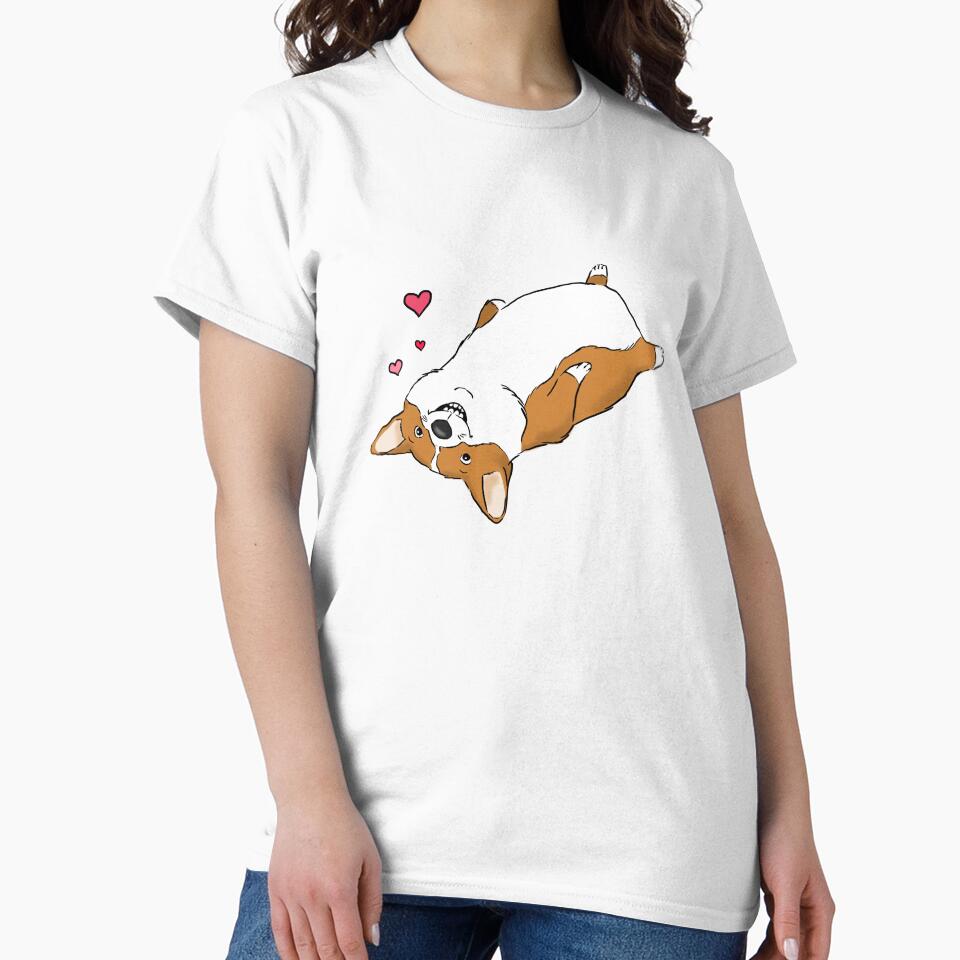 Playful Corgi, Funny Corgi, Corgi Belly by Furkid Studio