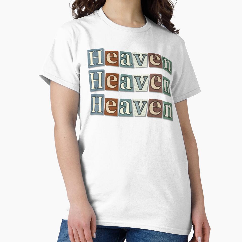 Heaven – Colorful Collage Typography by tviyluv