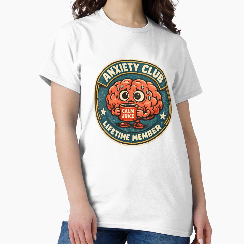 Anxiety Club Calm Juice Badge by Dresut