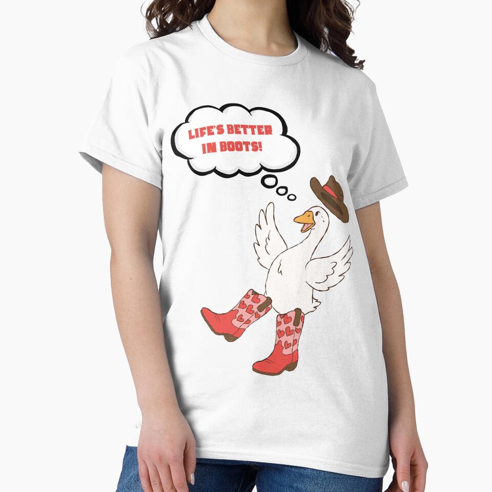 Life’s better in Boots! Funny gifts for Cowgirls by ToyStorm