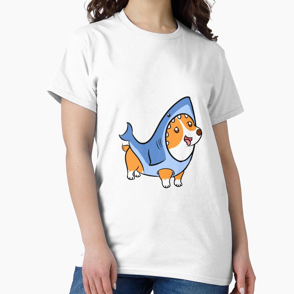 Cute Corgi Shark by AndyWong