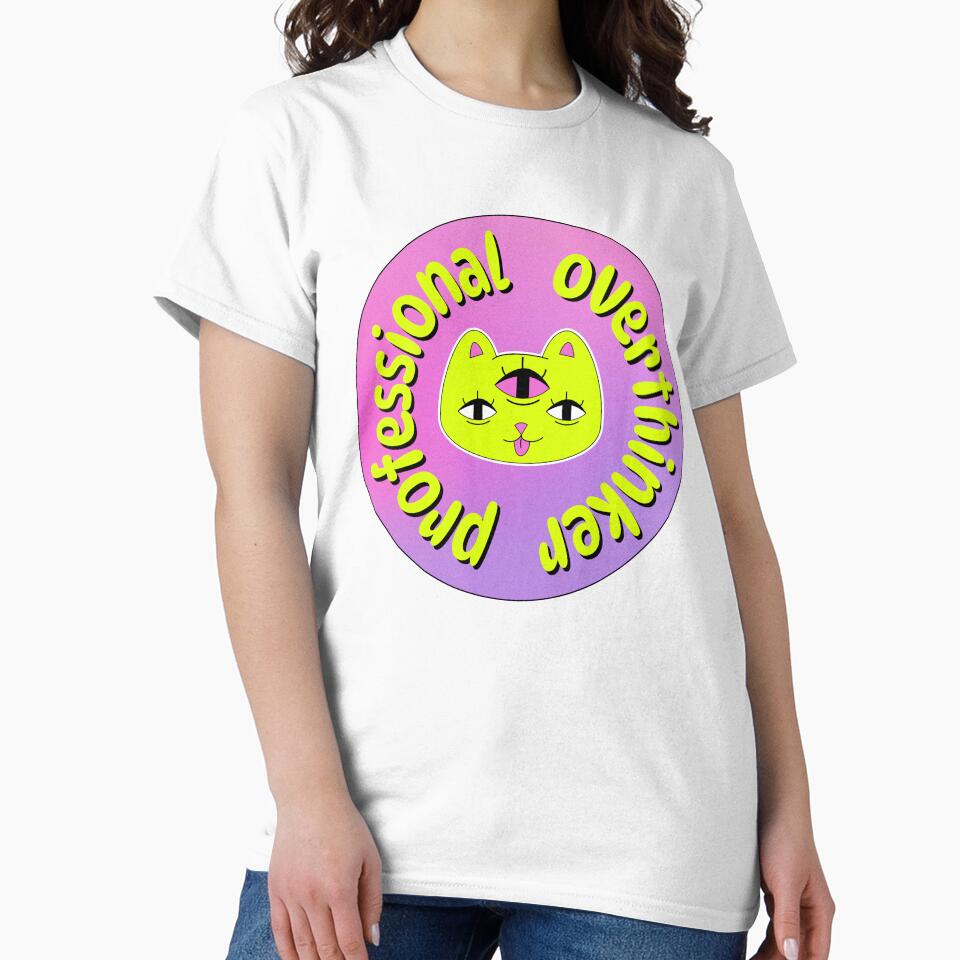 Professional Overthinker Third Eye Cat by jianina-alondra