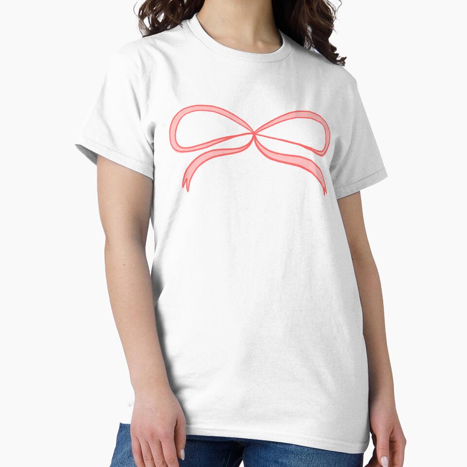 Coquette pink bow by WildSalmonCraft