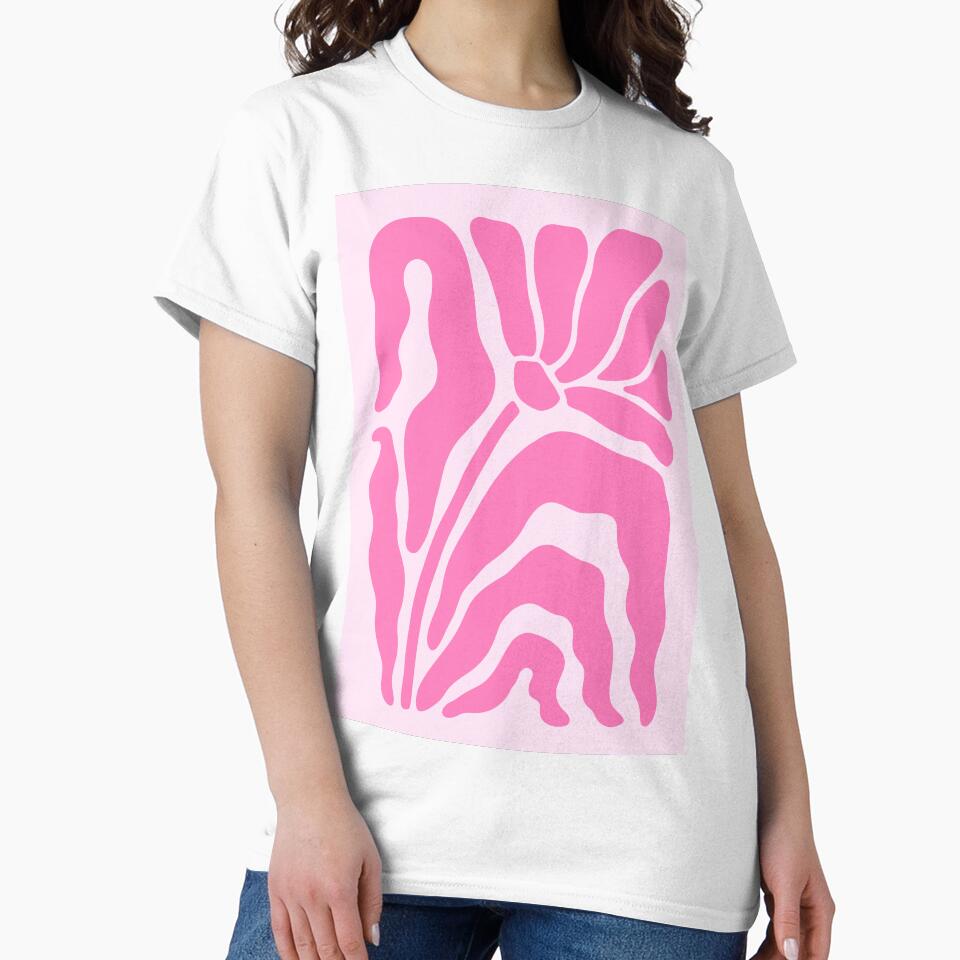 Pink Abstract Matisse Style Art by jianina-alondra