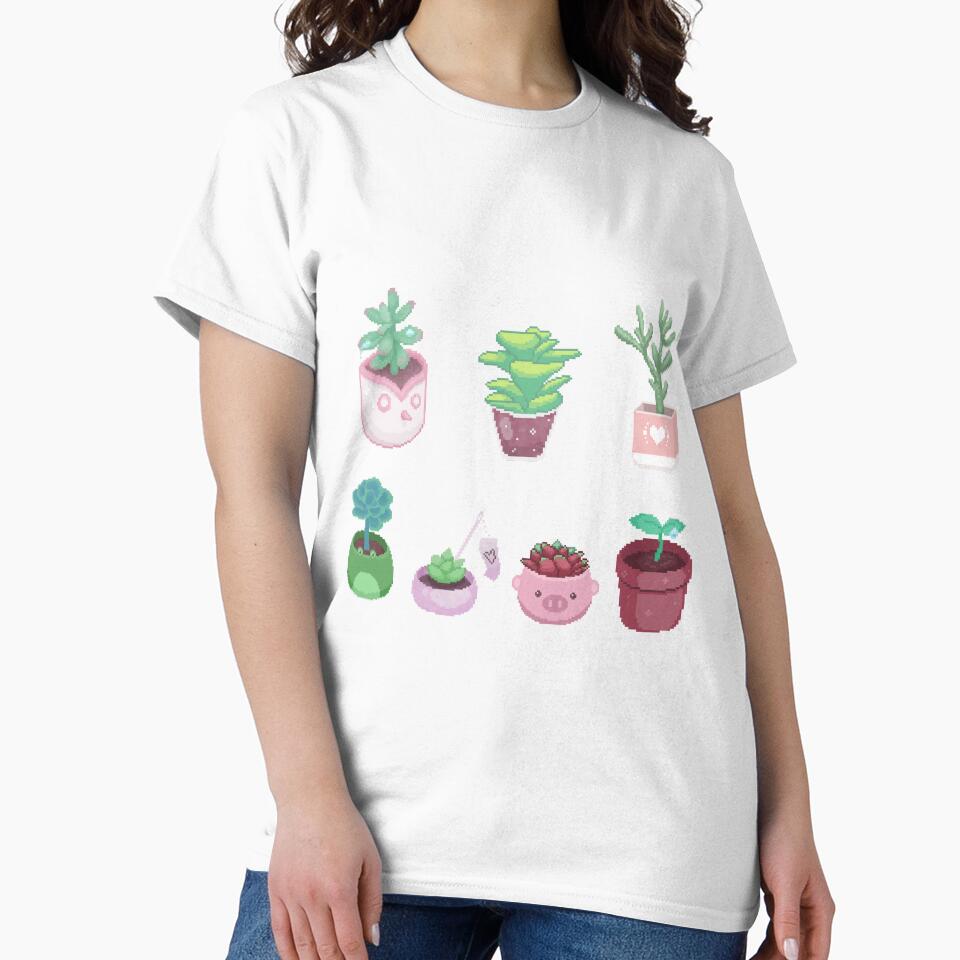 Pixel Art Succulent Collection by Rain Gardens