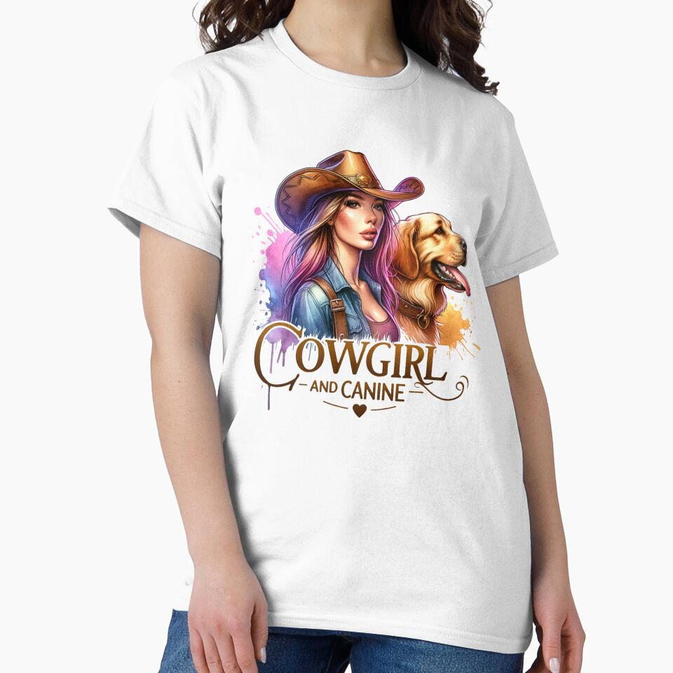 Rustic Cowgirl Charm: Apparel, Mugs, Stickers & More by artedigital99