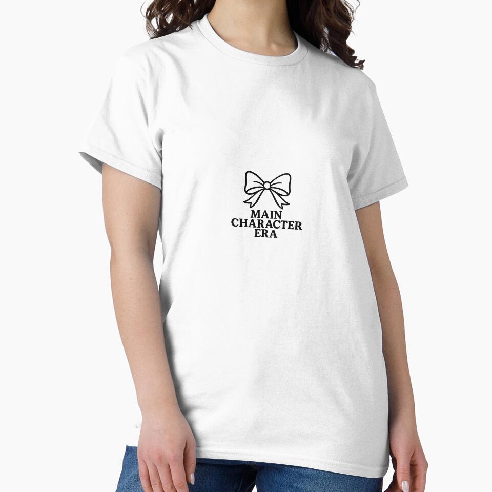 Main Character Era | Coquette Bow Aesthetic, Cute Ribbon Design, Soft Girl Vibes by LunarBones