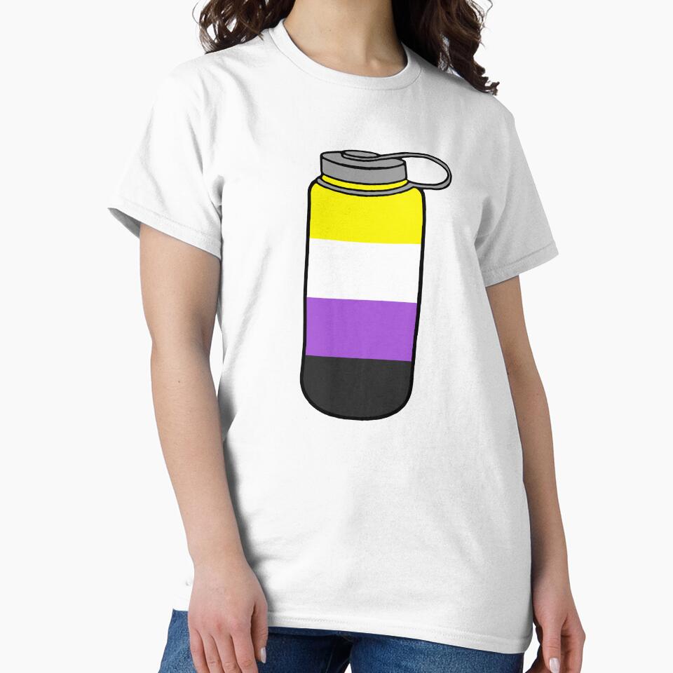 Nonbinary Pride Nalgene Water Bottle by maura41