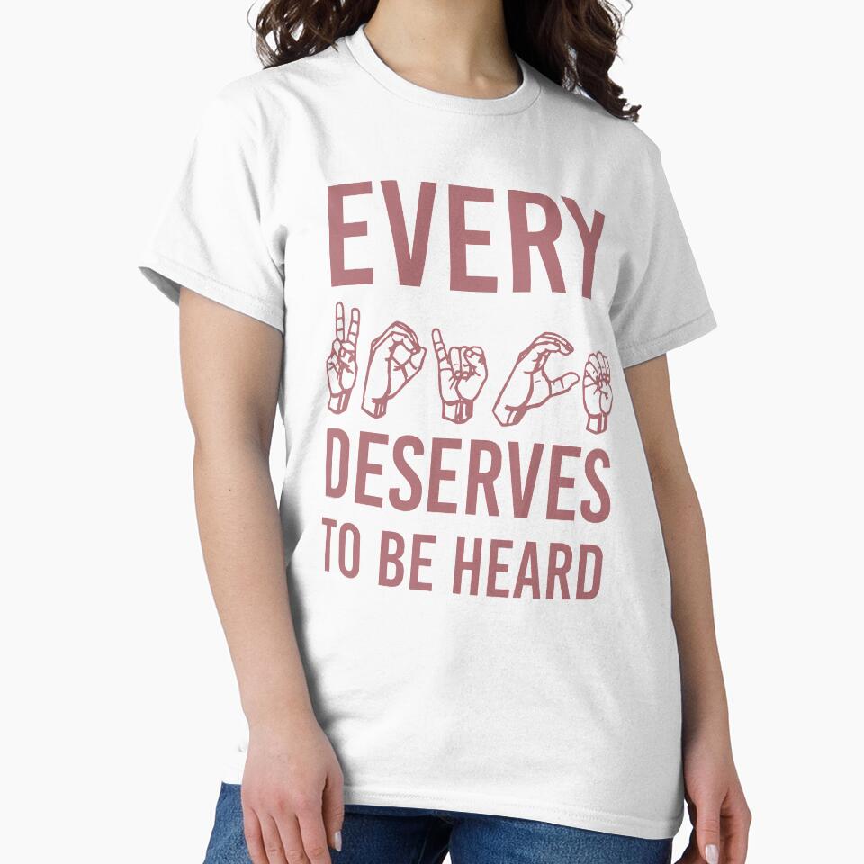 Every voice deserves to be heard | Speech Pathology | Speech pathologist | SLP | Future SLP by Violet Treasures