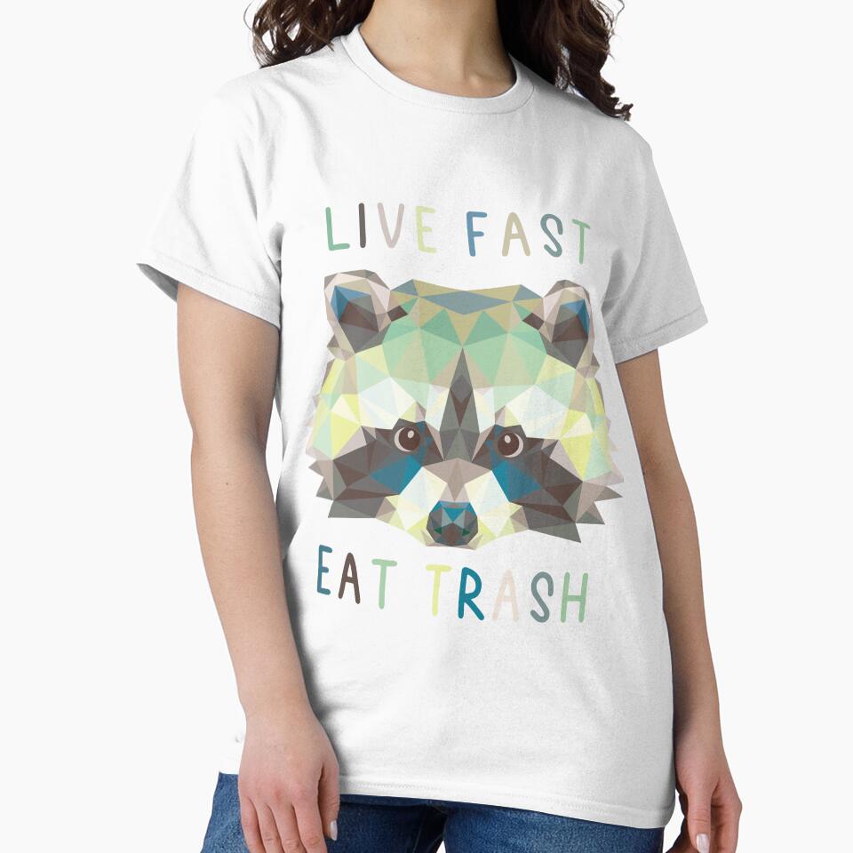 live fast eat trash by YassJmShop