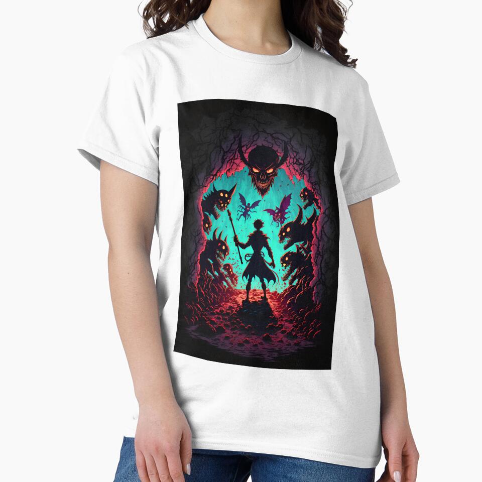 Anime Hero Entering Hell to Fight Demons by Bubblebuk