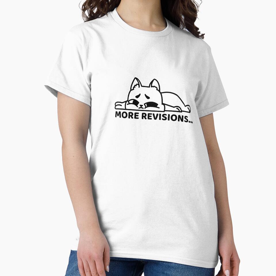 More Revisions Cat | Funny Freelancer Design by Creatory.studio