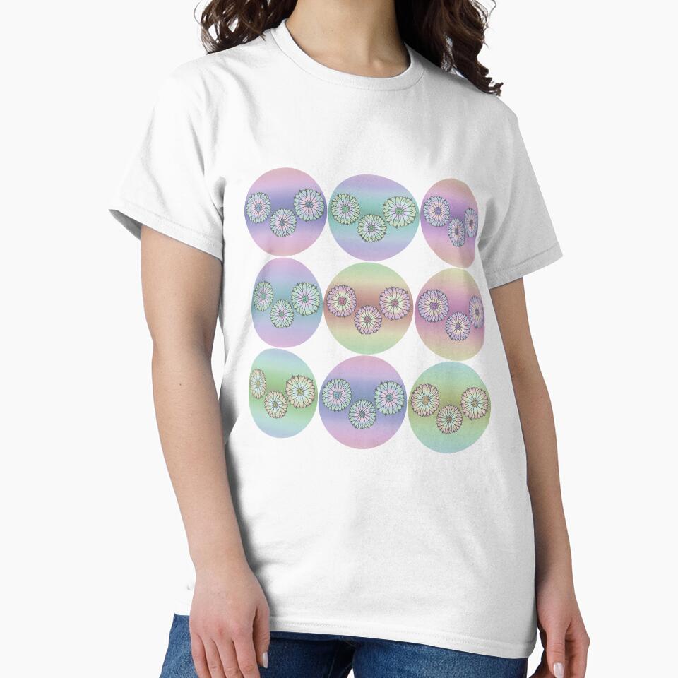 Smokey Rainbow Daisies by cosmicesoteric