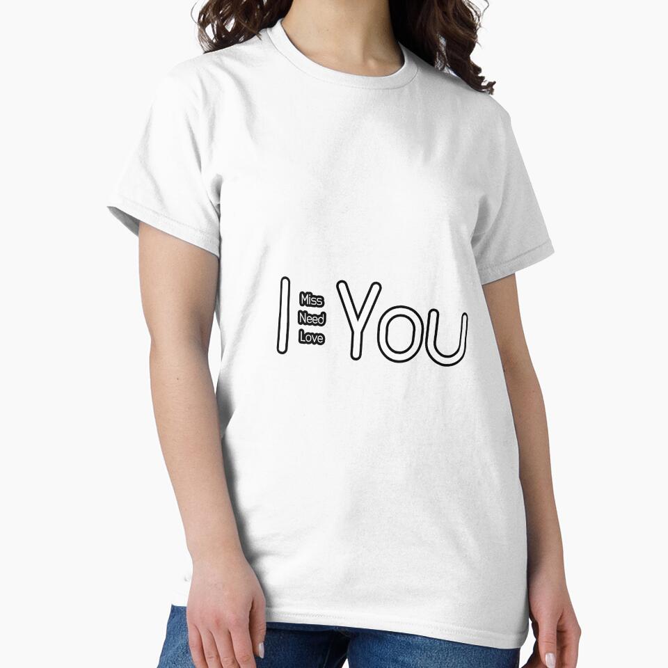 iSalem I miss need love you  logo funny Gift, T-shirt, Tee by iSalem