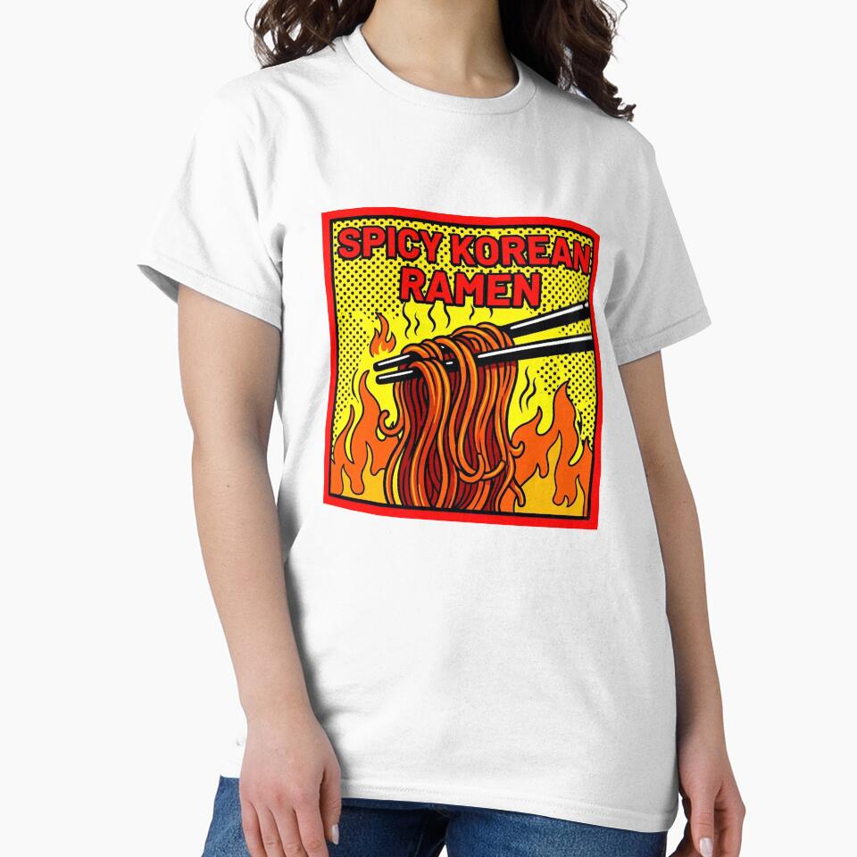 Korean Fire Noodles Spicy Ramen Pop Art by Coon & Momo