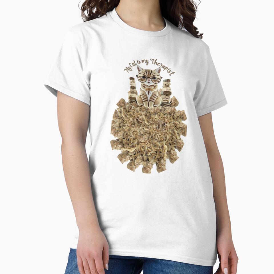 My Cat is My Therapist with Brown Barite by ArtDesignTp
