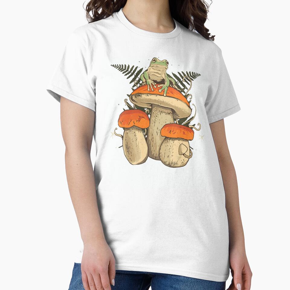 Frog On Mushroom by cklarer