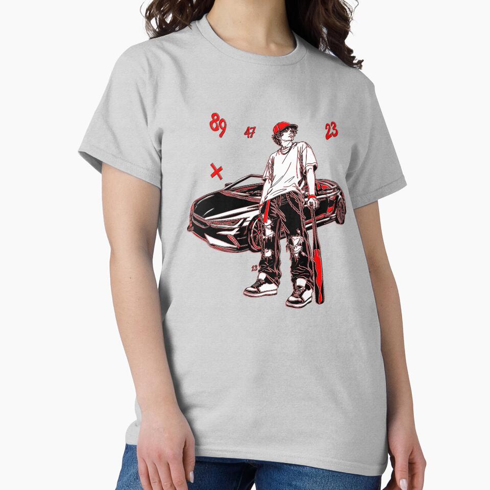 Urban Street Rebel with Sports Car – Graffiti Style Graphic by 4rpixs