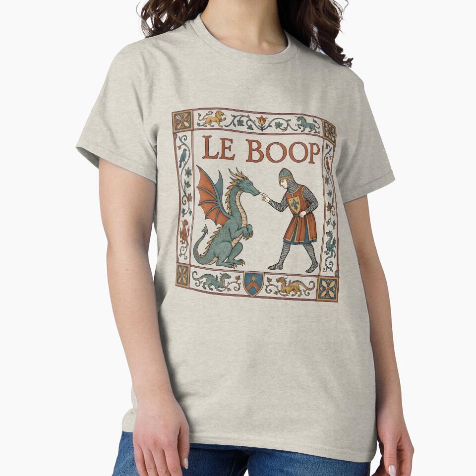 Le Boop Dragon - Funny Knight and Dragon by PearlArtss
