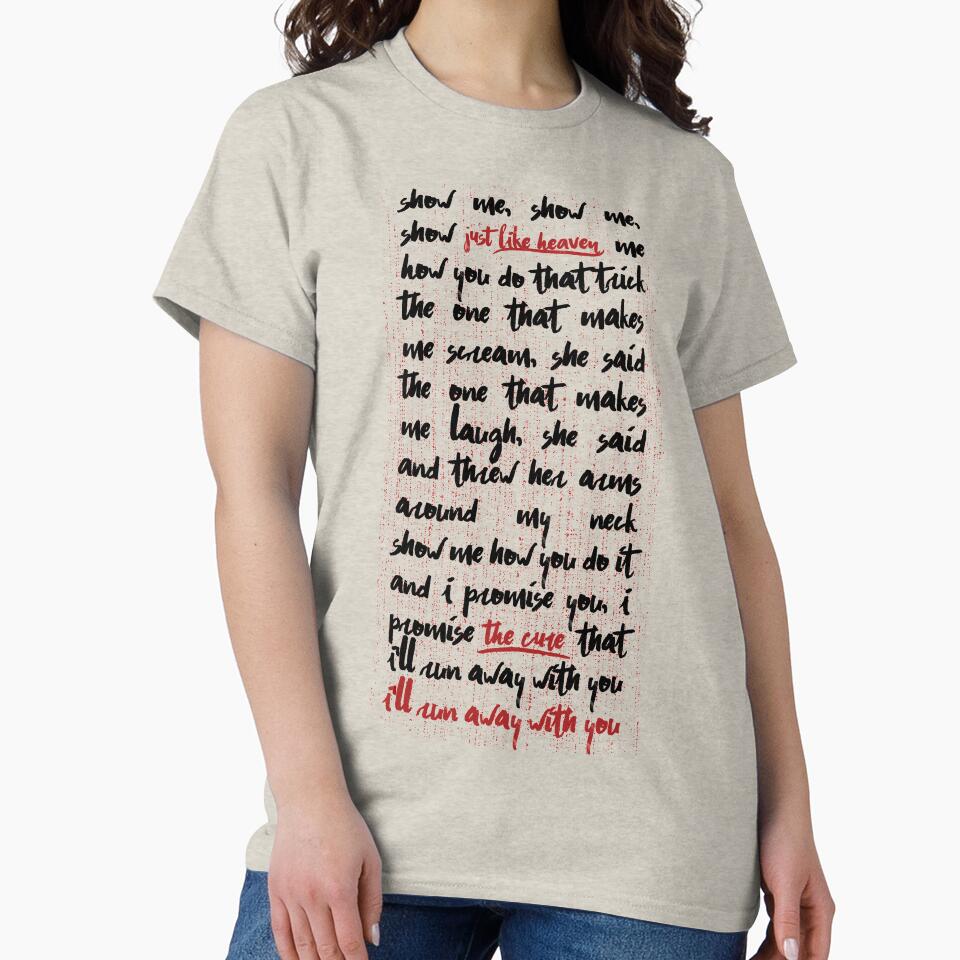 The Cure Just Like Heaven (in black) by DinhaGaleano
