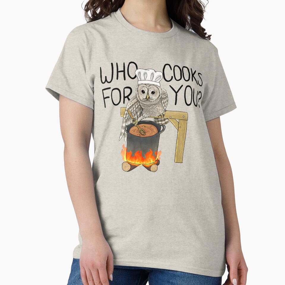Barred owl chef by SlugsNeedHugs