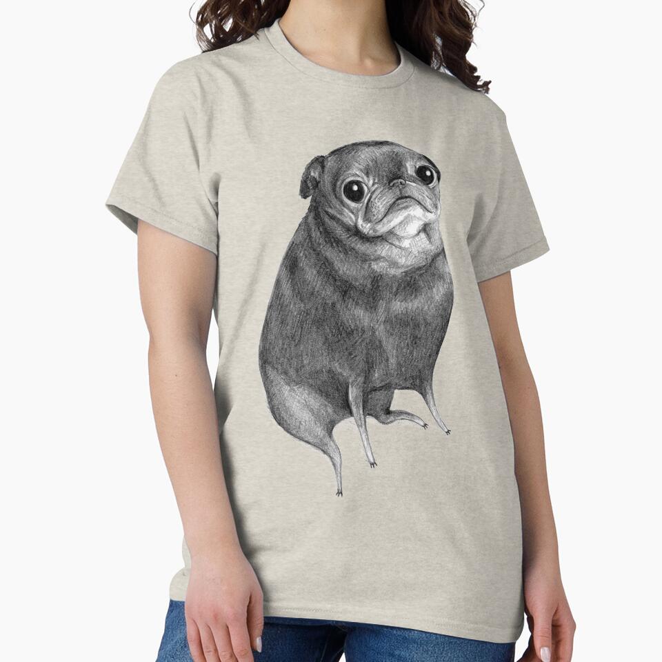 Sweet Black Pug by SophieCorrigan