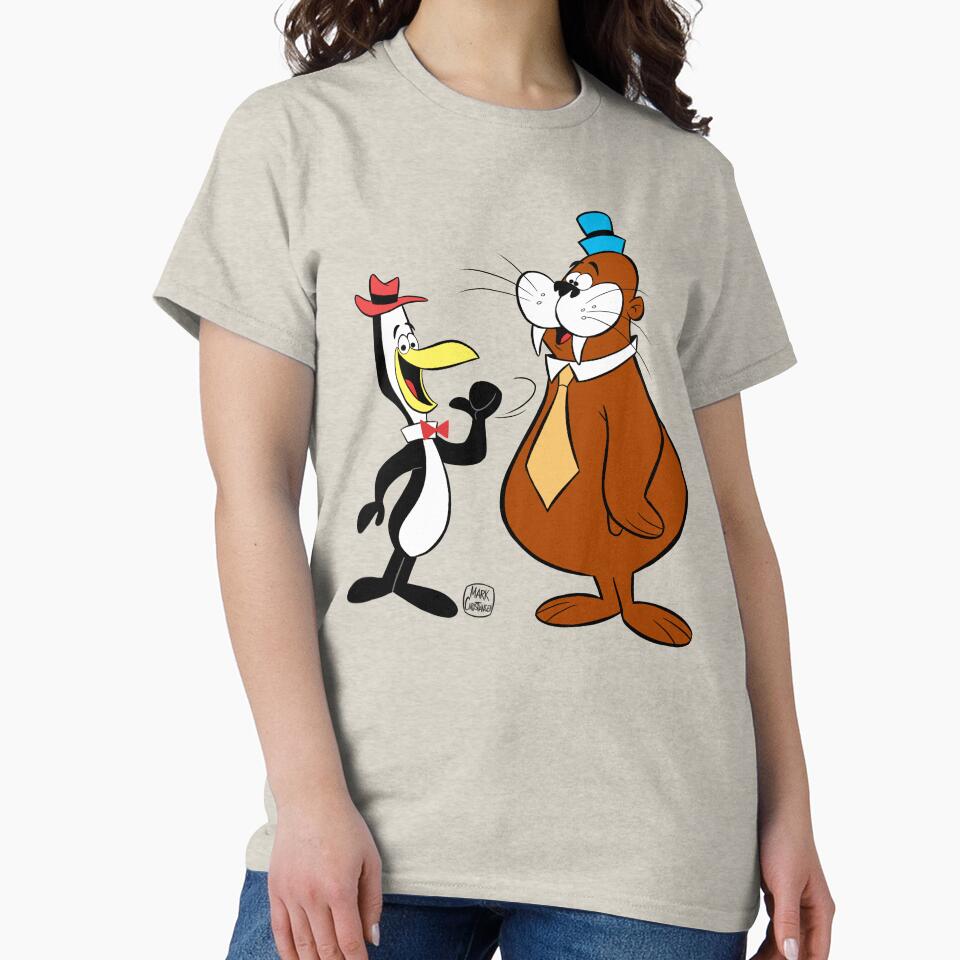 Tennessee Tuxedo and Chumley by MARKSCARTOONART