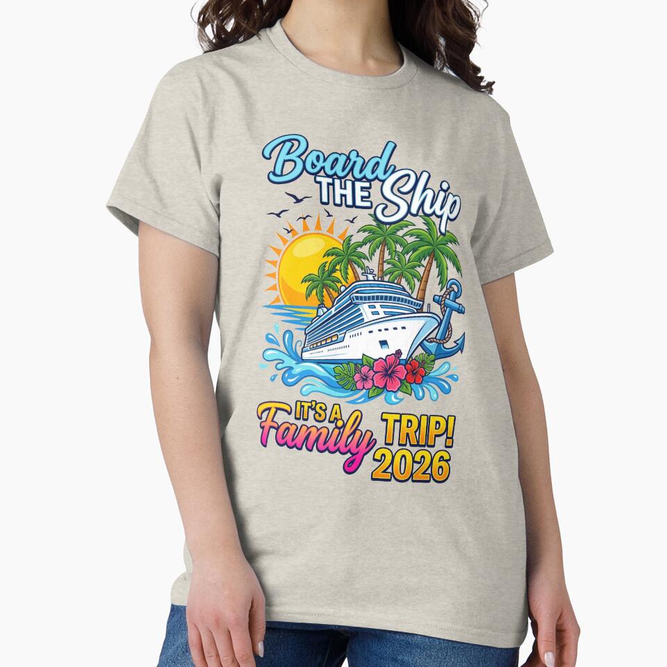 Board The Ship Family Cruise Trip 2026 by TeNovaStudio