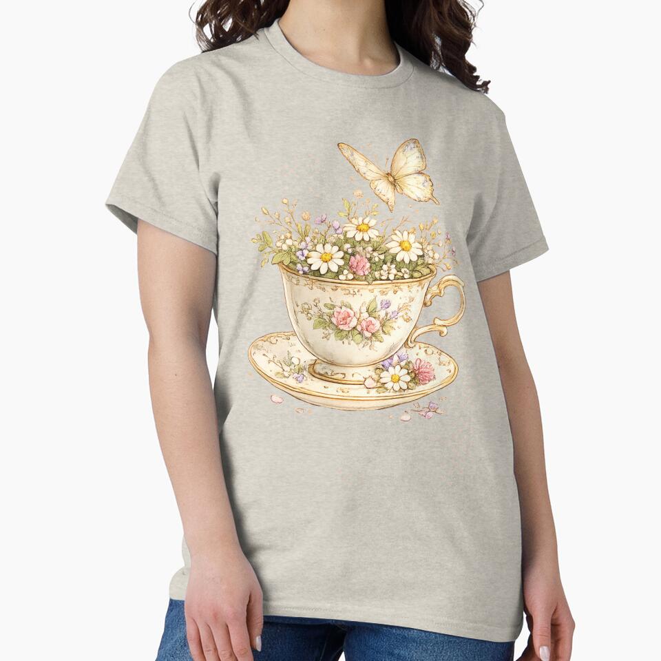 Butterfly Teacup Cottagecore Fairycore by MagicMakerPh