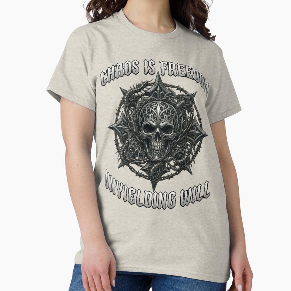 grunge skull shirt by IMOBILYARI VibeCore