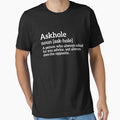 Funny Definition Askhole T-shirt by  Srdjan Stanisic