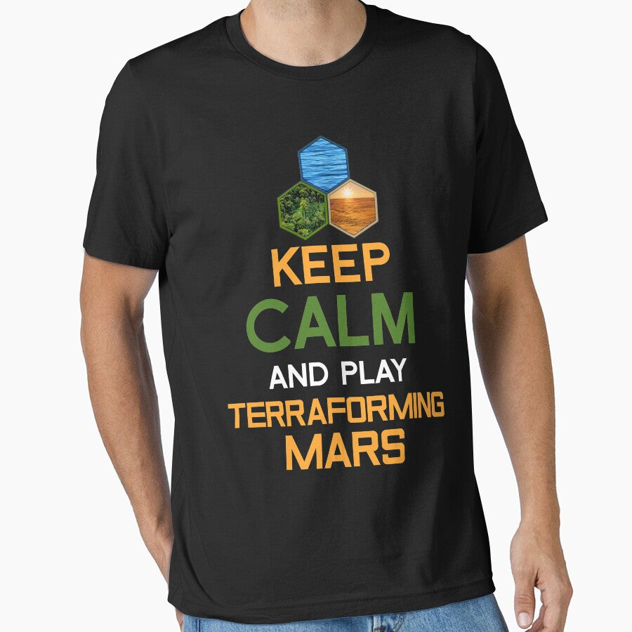 Keep Calm and Play Terraforming Mars Board Game Design - Tabletop Gaming by MeepleDesign