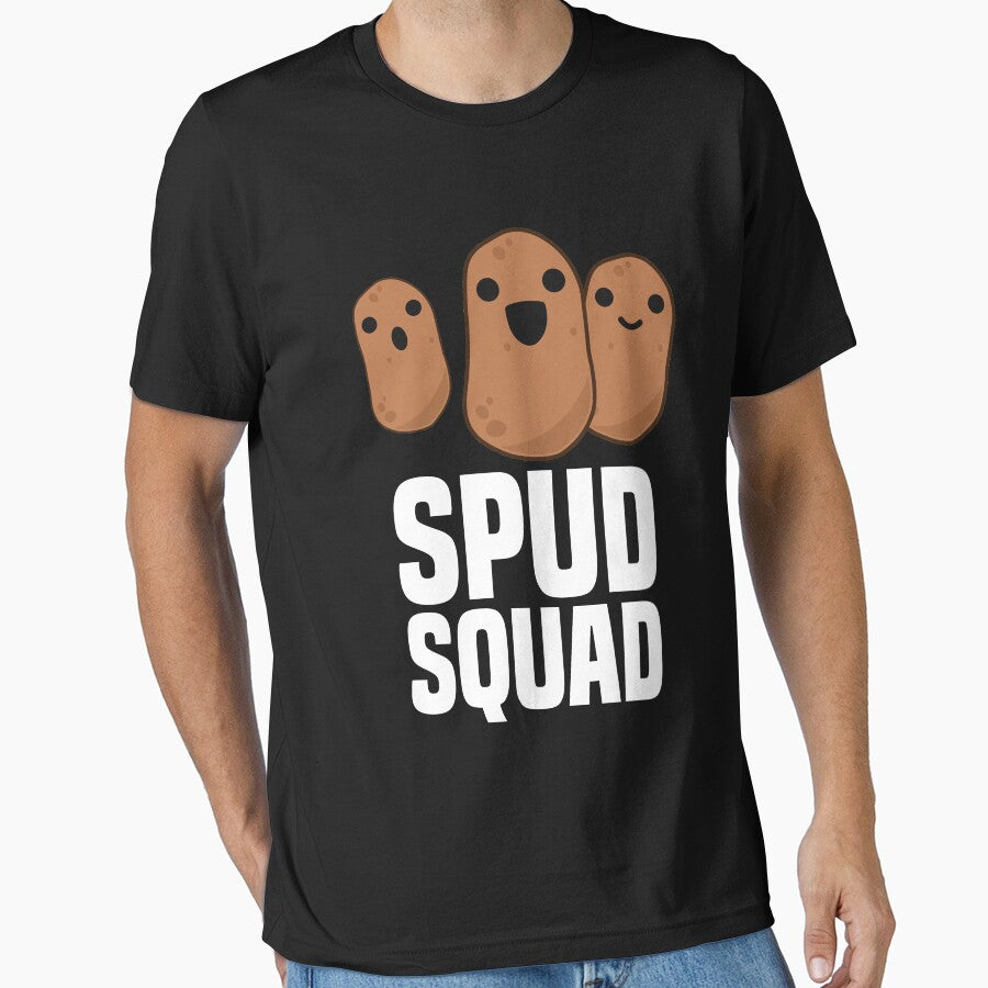 Spud Squad - Funny Potato Shirt, Potatoes Vegetarian Gift by 14thFloor
