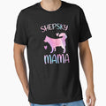 Shepsky Mom Shirt, Watercolor Dog Mom, Shepsky dog Mama mother, Shepsky Owner Mom Chritmas Birthday Gift by xlnv