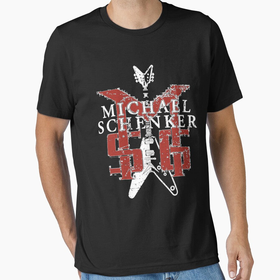 Michael Schenker Group Retro Classic T Shirt by JohLond