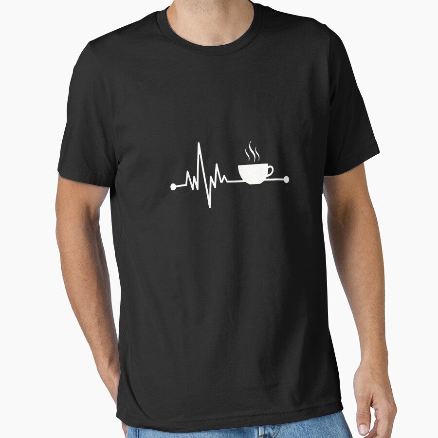 Coffee Heartbeat Life Line Caffeine Lover Essential by PopStars1993