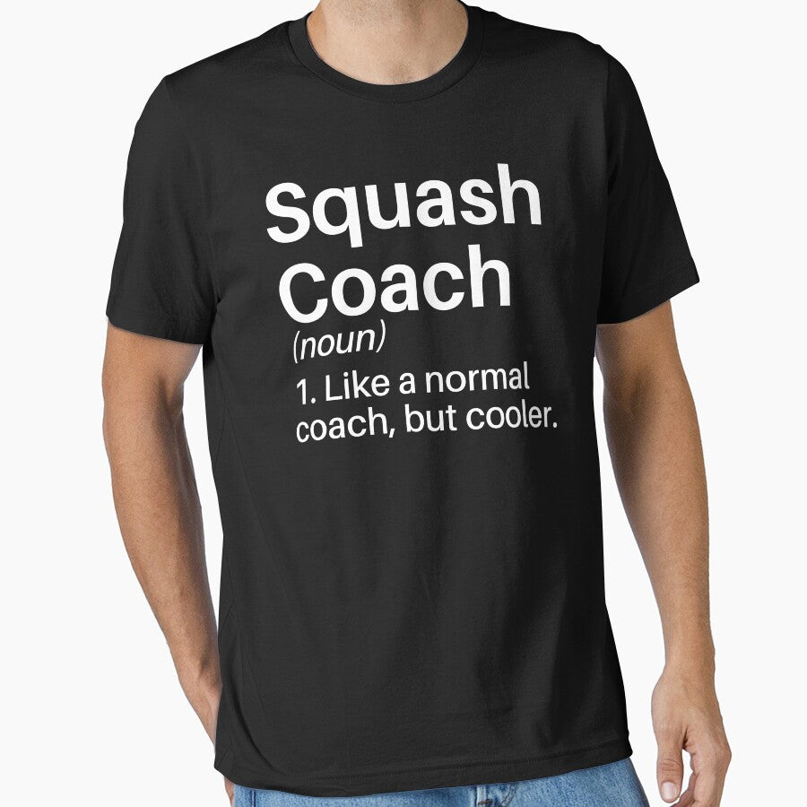 Squash Coach Funny Definition: Squash Coach Gift - Squash Player by Adexyl