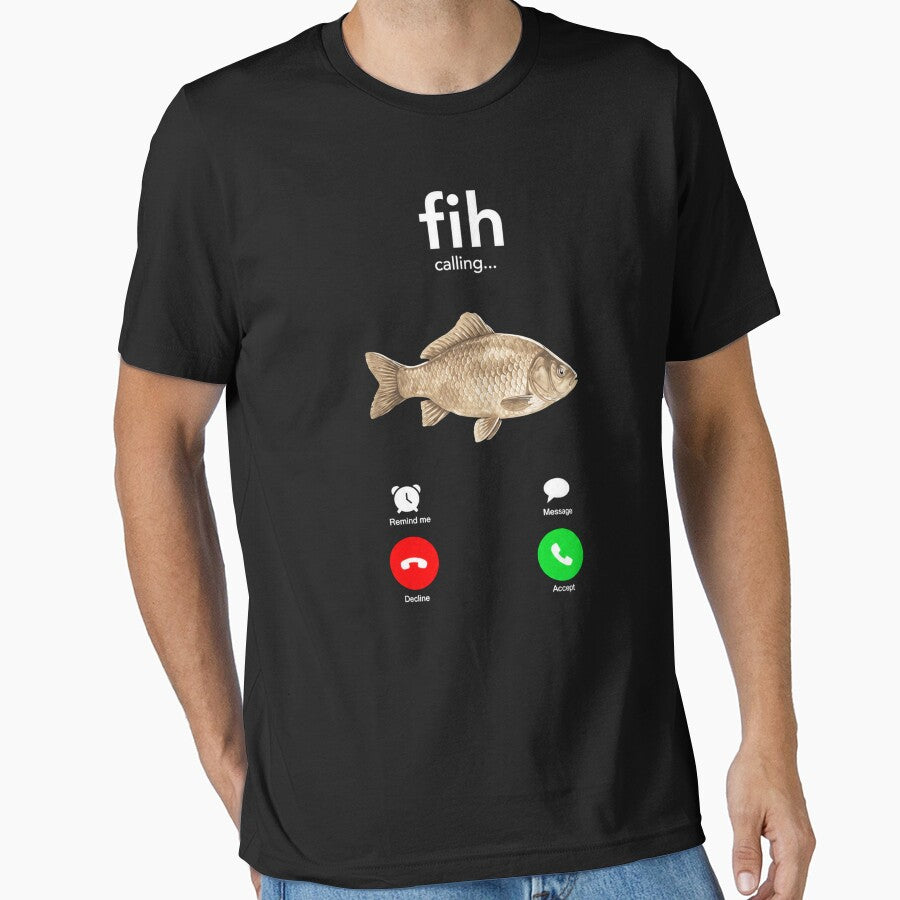Fih Calling Misspelled Fish Meme Humor by Starry Night Creative Art