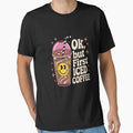 OK, But First Iced Coffee Coffee Lover Quote by TheRetroStyle