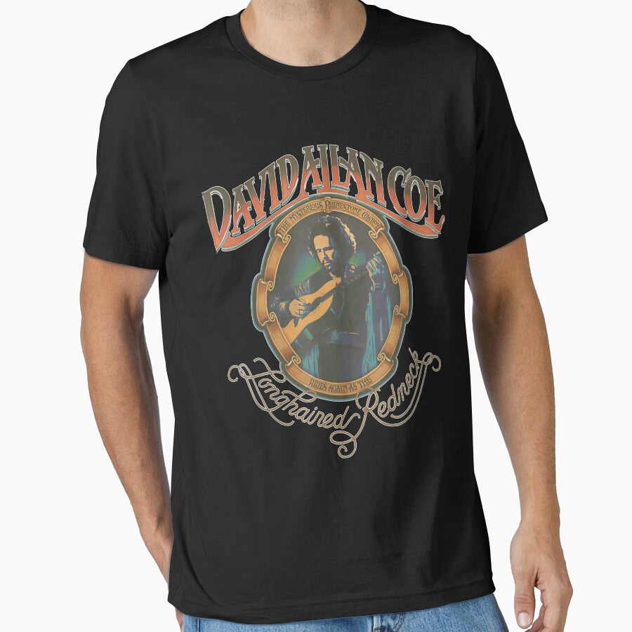 David Allan-Coe Tees Vintage Retro by keithmoorejk