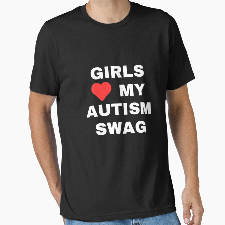 girls heart my autism swag t-shirt by demiano-shirt