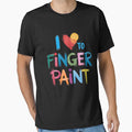 I Heart Love To Finger Paint I'm Paint by studiopekepeke