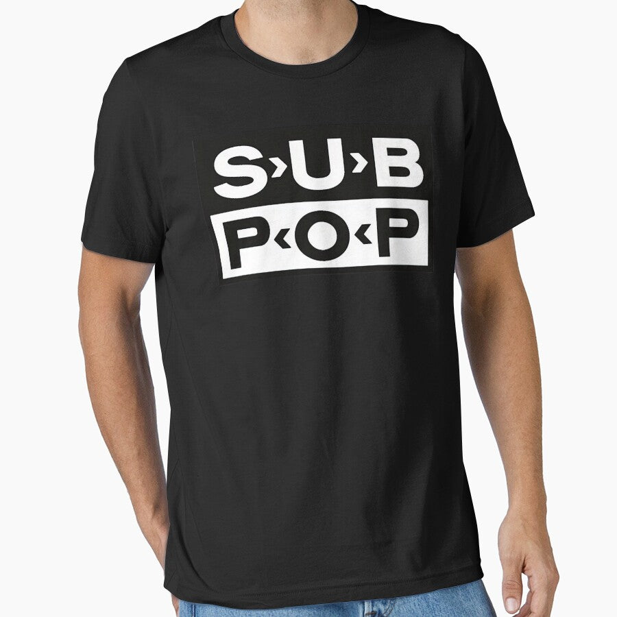 Sub Pop Logo Record Funny Graphic by CedricHo