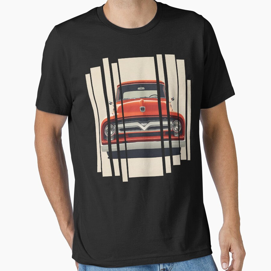 For F100 Pickup Truck, 1956 vintage, retro, bold and iconic F100 9 by Neon G