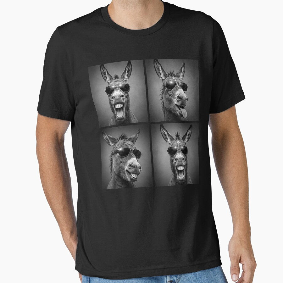 Cool Donkey Sunglasses PhotoBooth Funny Farm Animal Stallion by will freed18