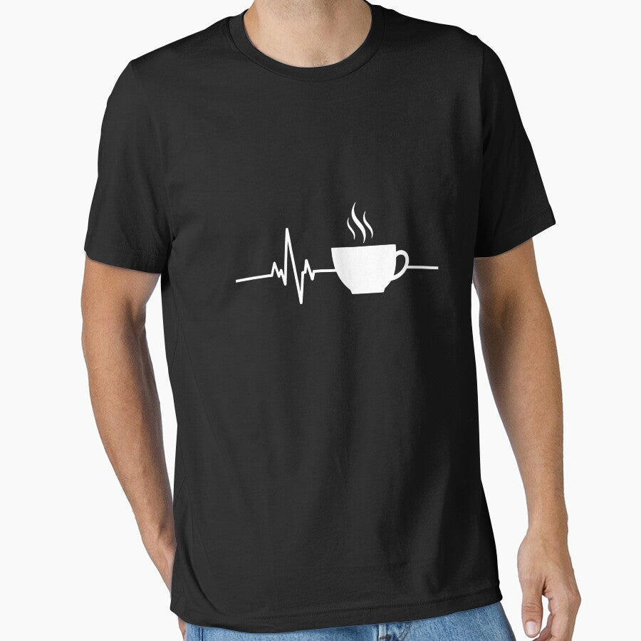 Coffee Heartbeat Caffeine Lover Energy Drinker by PopStars1993
