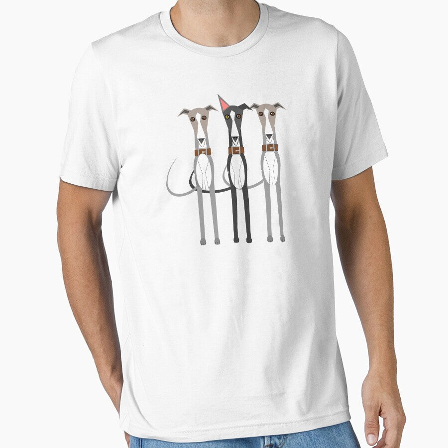 Three cartoon whippets by Amisdelamer